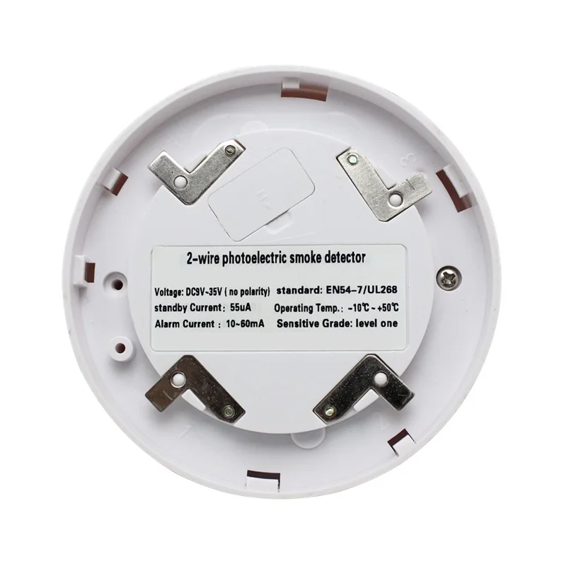 13 years factory 2/4 wire Conventional optical 24V smoke detector for fire detection