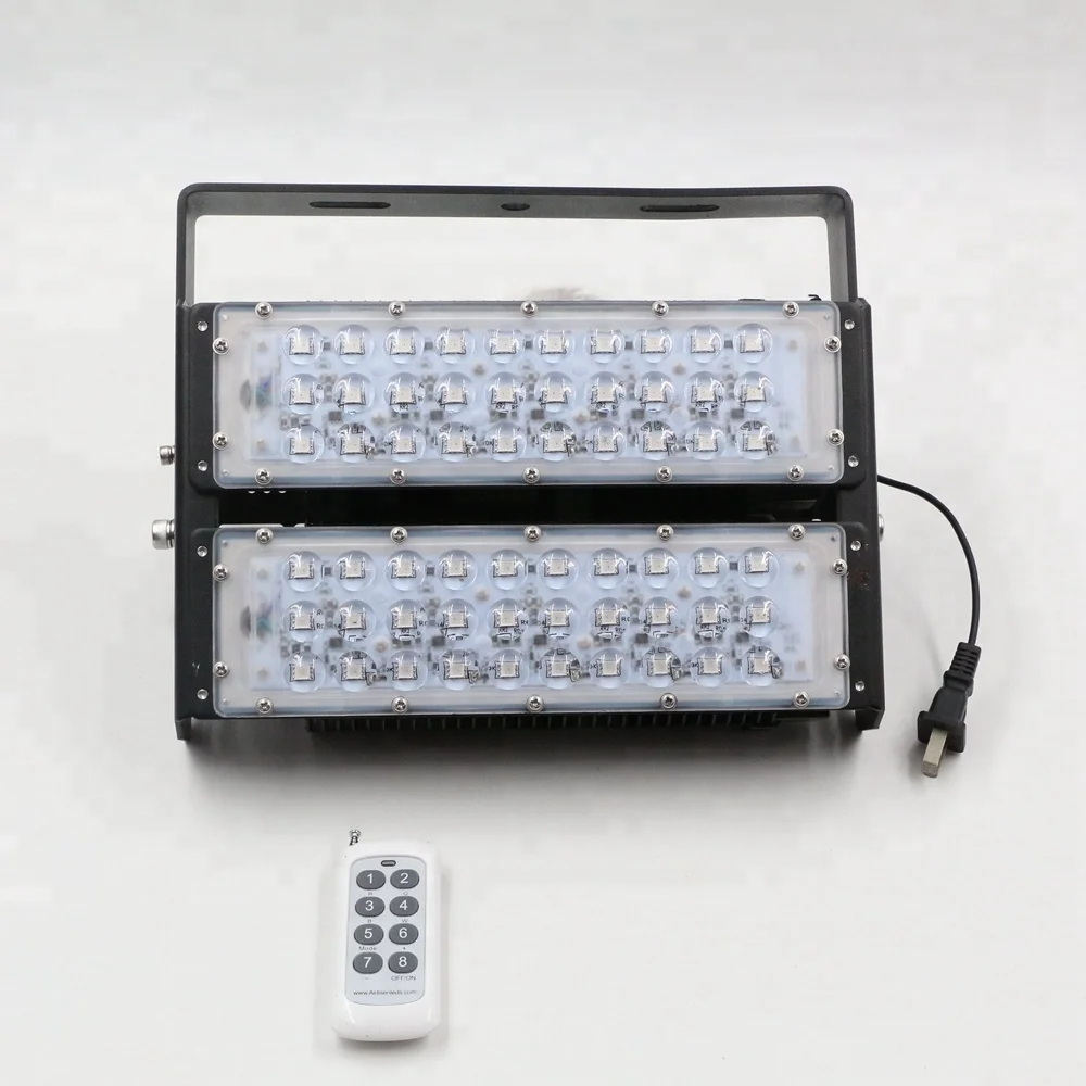 AC110/220V IP66 waterproof outdoor RGB LED flood light with meanwell power supply