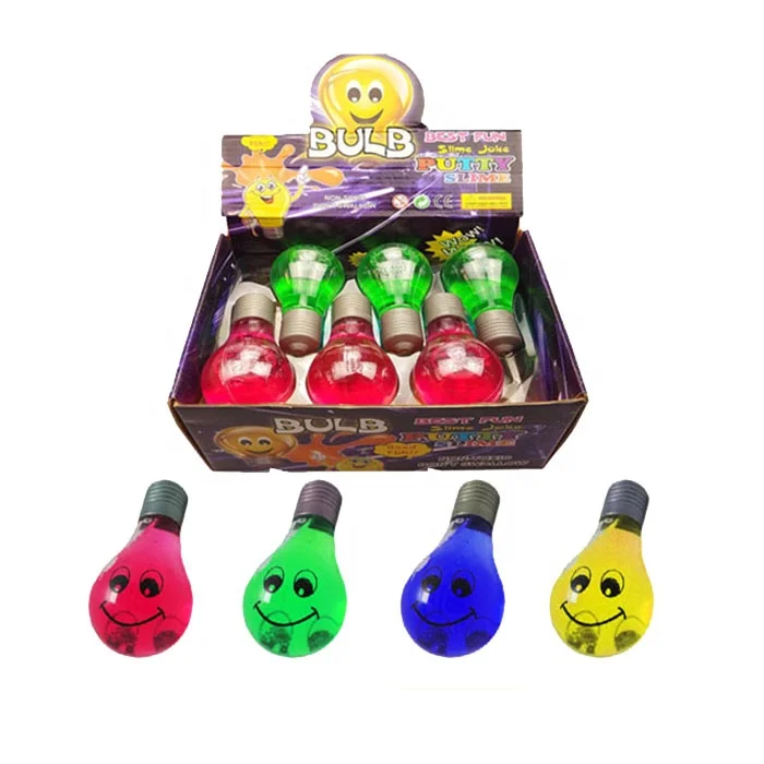 Bulb Shape Slime Toys Barrel Slime Noise Putty