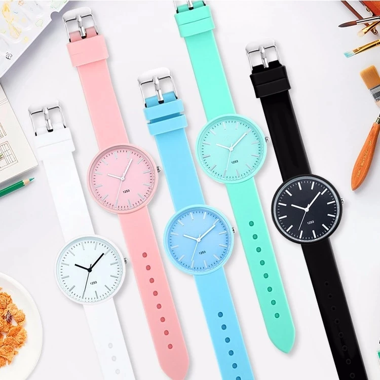 Little girls and boys analog watch wholesale Kids Watches life waterproof Fashion new Plastic Wrist Watch