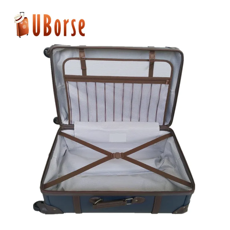 
Retro style travel luggage set pu leather pink decorative case vintage suitcase 