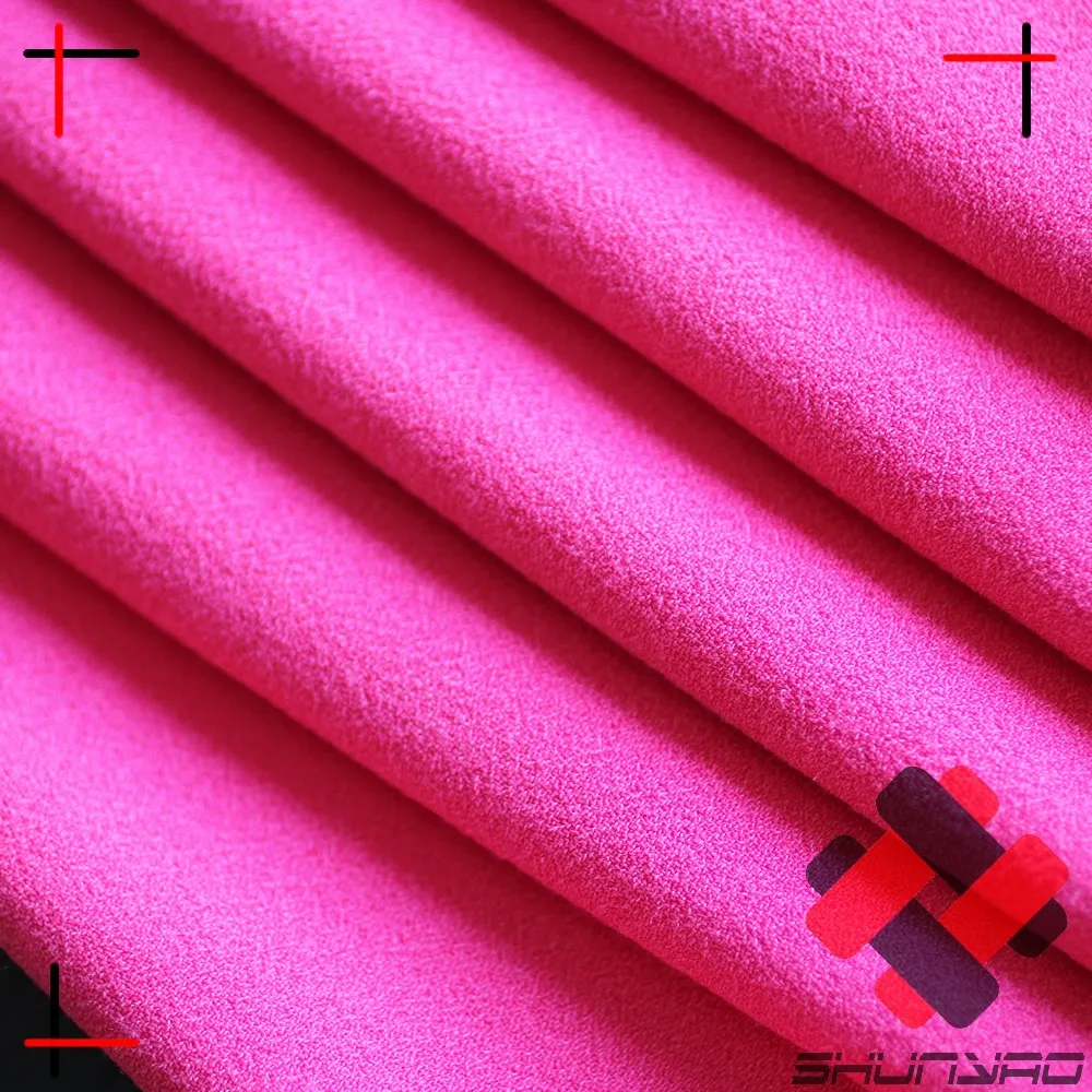 
viscose rayon dobby crepe fabric for fashion wear 