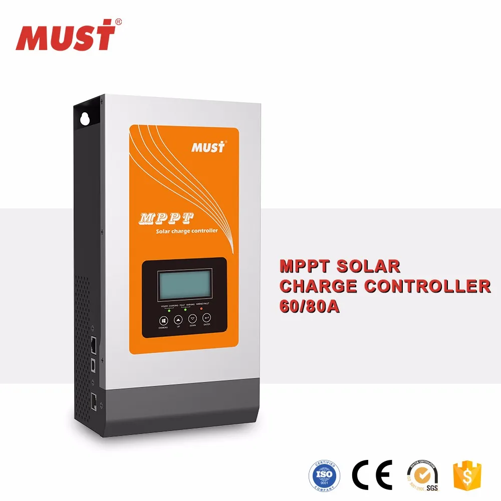 SOLAR PC1800-8015F Series, Новое поступление, Одобрено CE, 60A 80A Mppt, контроллер солнечного заряда для солнечной инверторной системы