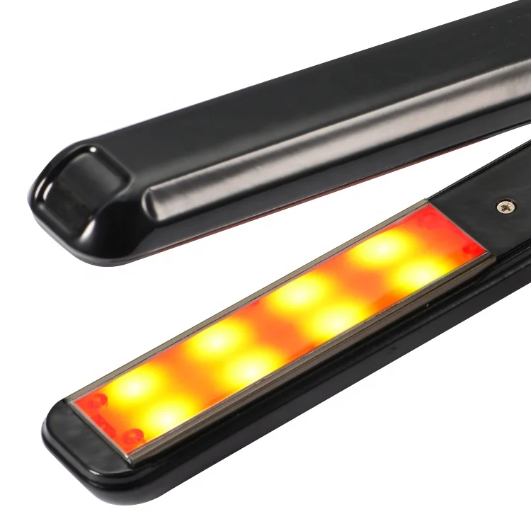 
LCD Display Ultrasonic Infrared Cold Hair Straightener Iron 