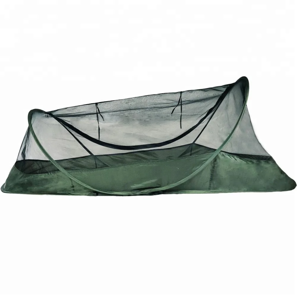 Small Packing Single Folding Beach Shelter Camping Hiking Tactical Outdoor  Mosquito Net Tent