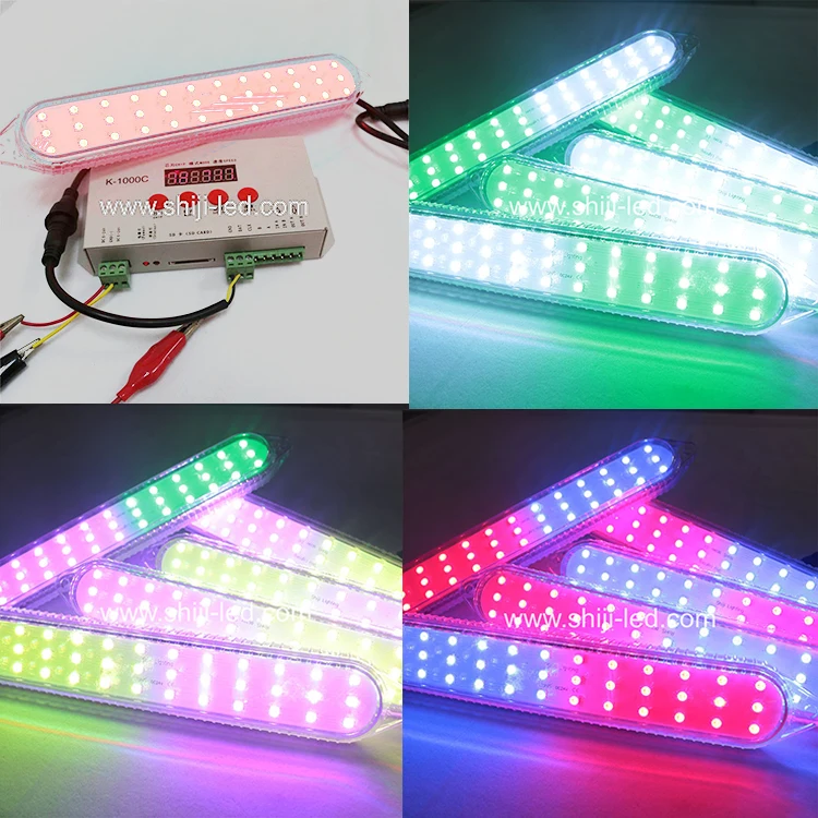 IP67 уличный 280x45 мм 36 светодиодов адресуемый UCS2903 многоцветный RGB светодиодный пиксельный свет парк развлечений освещение