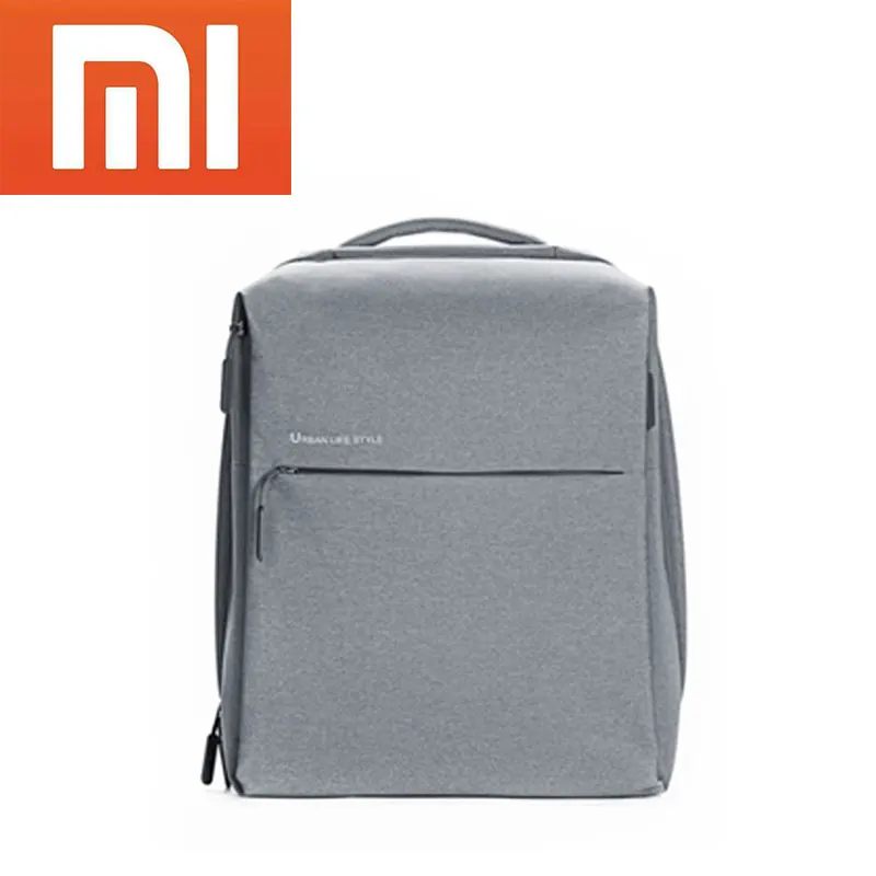 Рюкзак Xiaomi Mi в минималистичном городском стиле мужская сумка из полиэстера для школы бизнеса путешествий глобальная версия