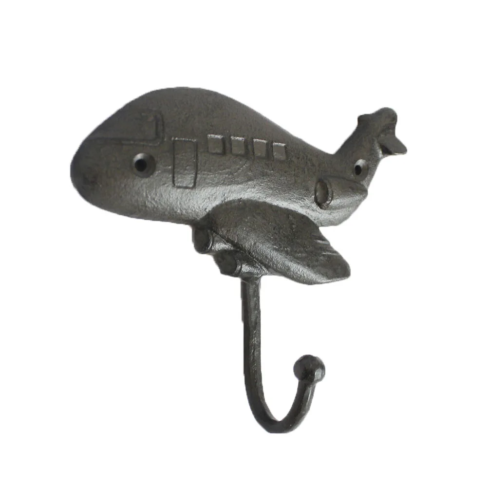 Vintage Rustic Cast Iron Nautical Anchor Design Key Coat Hooks Rack Decorative Wall Mounted Antique Shabby Chic Metal Wall Hooks