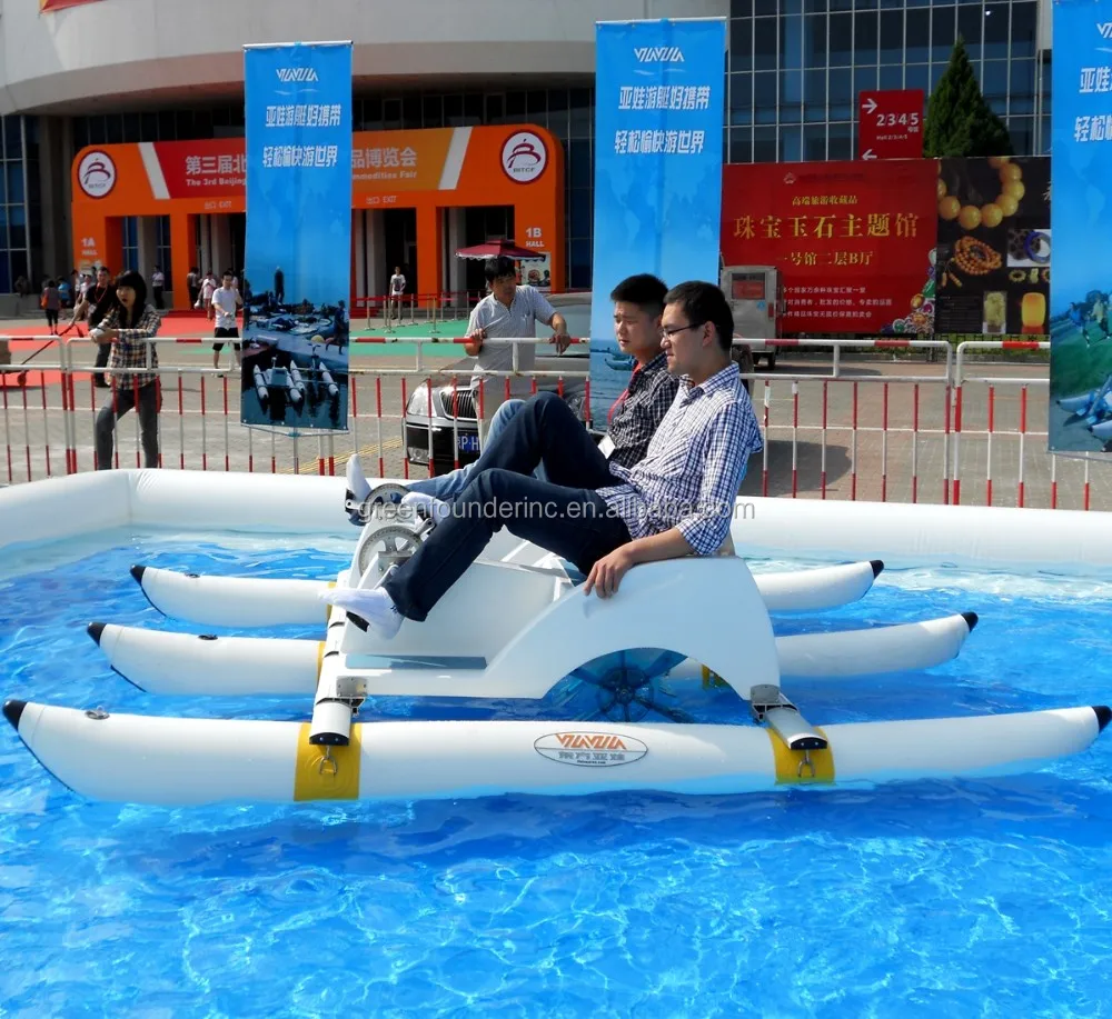 Two Men Pedal Boat Water Bikes Water Bicycle for sale