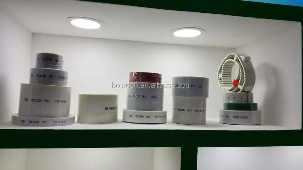 
Ceramic/textile/tobacco/packing industry rubber based PU timing belts AT10/AT20, HTD5/HTD8/HTD14 