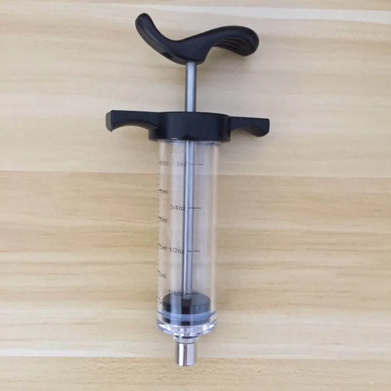 30ml barbecue syringe with needle