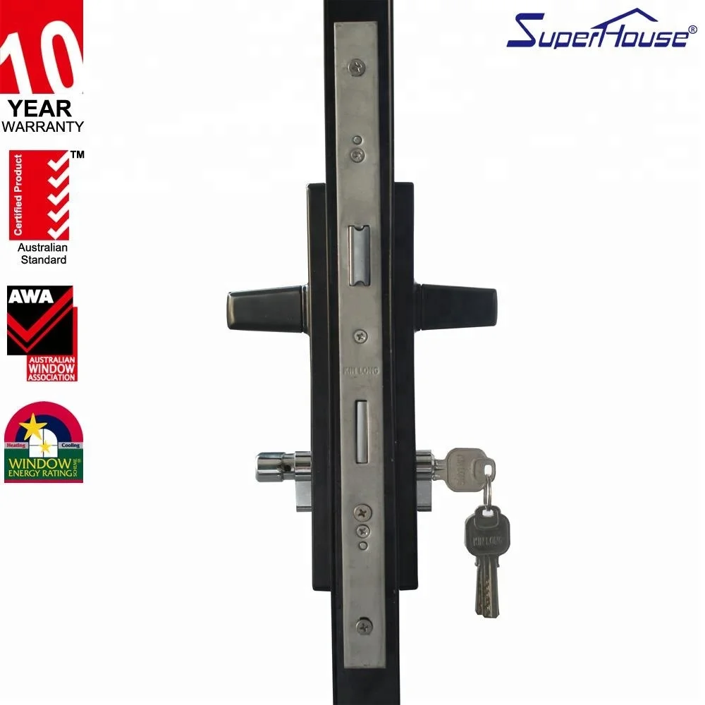 sound proof office entrance glass dutch door aluminium metal glass double entry doors from China