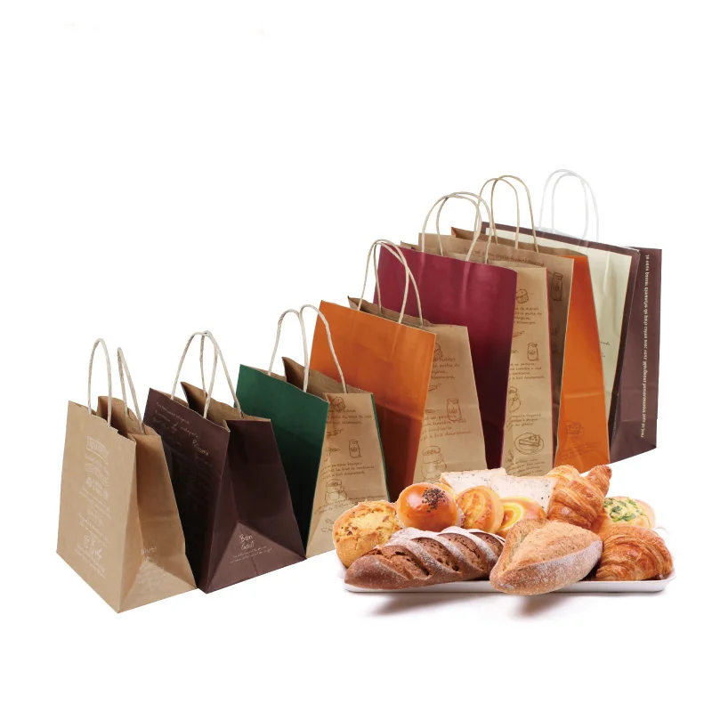 Wholesale Customized Fast Food Packaging Paper Burger Bags