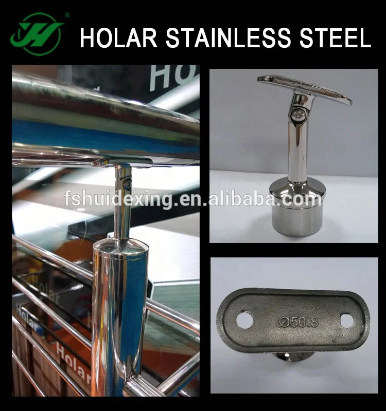 stainless steel wall mounted handrail bracket