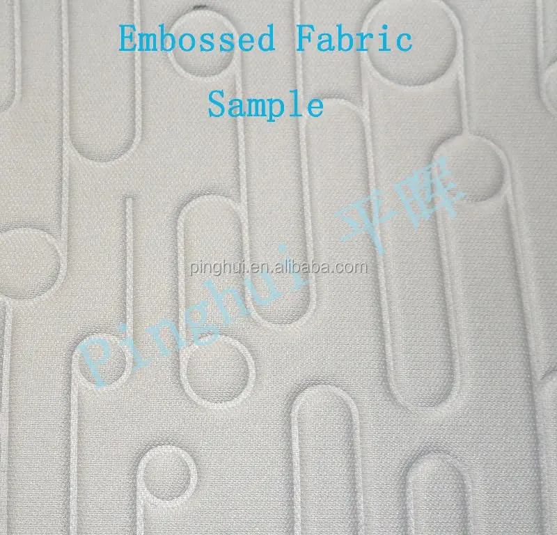 Fabric Embossing Machine for automotive fabric(with foam)