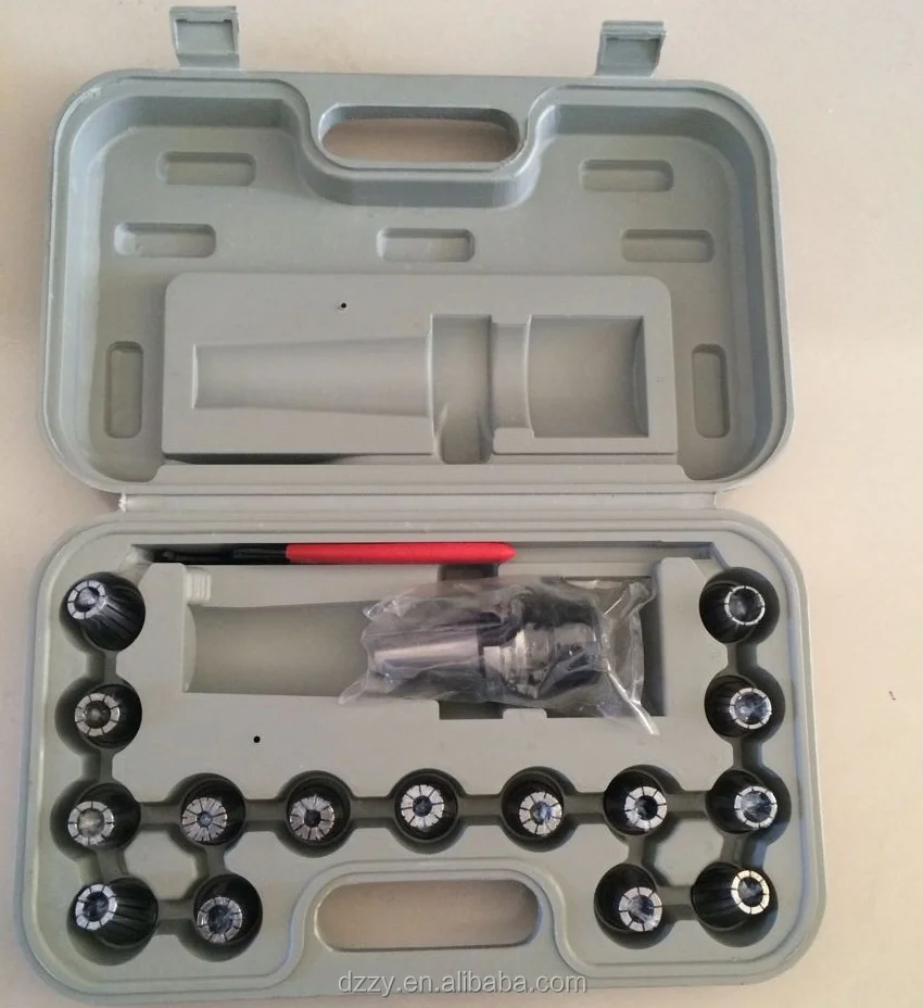 ER Collet Set packed in plastic or wooden box including collet chuck,er collet,key