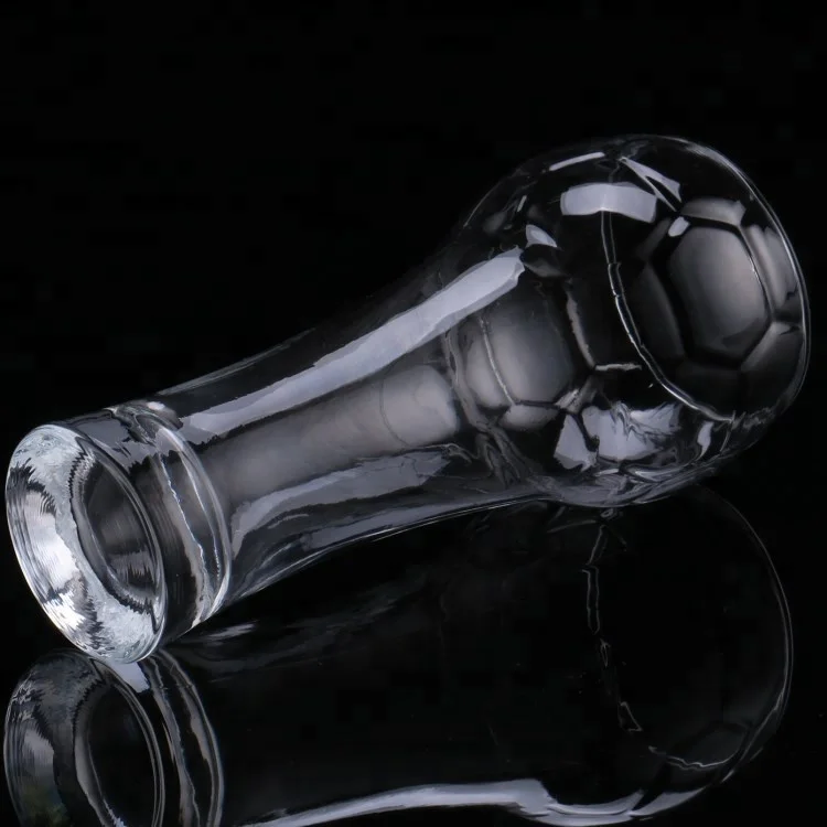 300ml Modern Bar Creative Football Shape Glass Beer Cup,  Juice Cup,  Drinking Glass