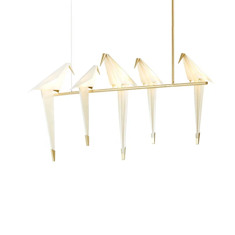 
Nordic Paper Crane Pendant Lamp For Home Decor, Paper Crane Metal Lamp 