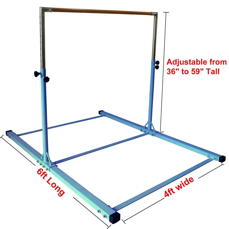 
Hot Sale Mini Gymnastics Adjustable Steel Kip Bar Kids Training Horizontal Bar 