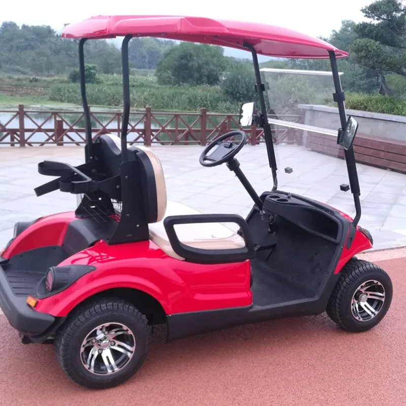2 seat electric rechargeable mini golf cart for golf club