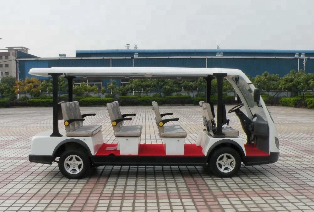 Chinese 4 wheel elegant big power passenger electric shuttle bus