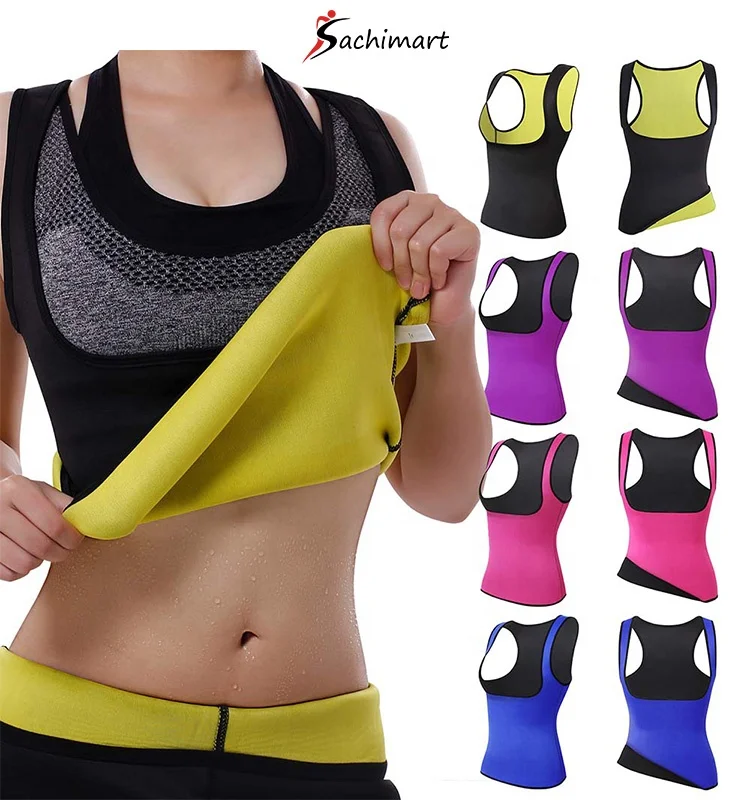 Sachimart Neoprene Women Body Shaper Waist Cincher Sweat Sauna Suit For Fat Burning Weight Loss