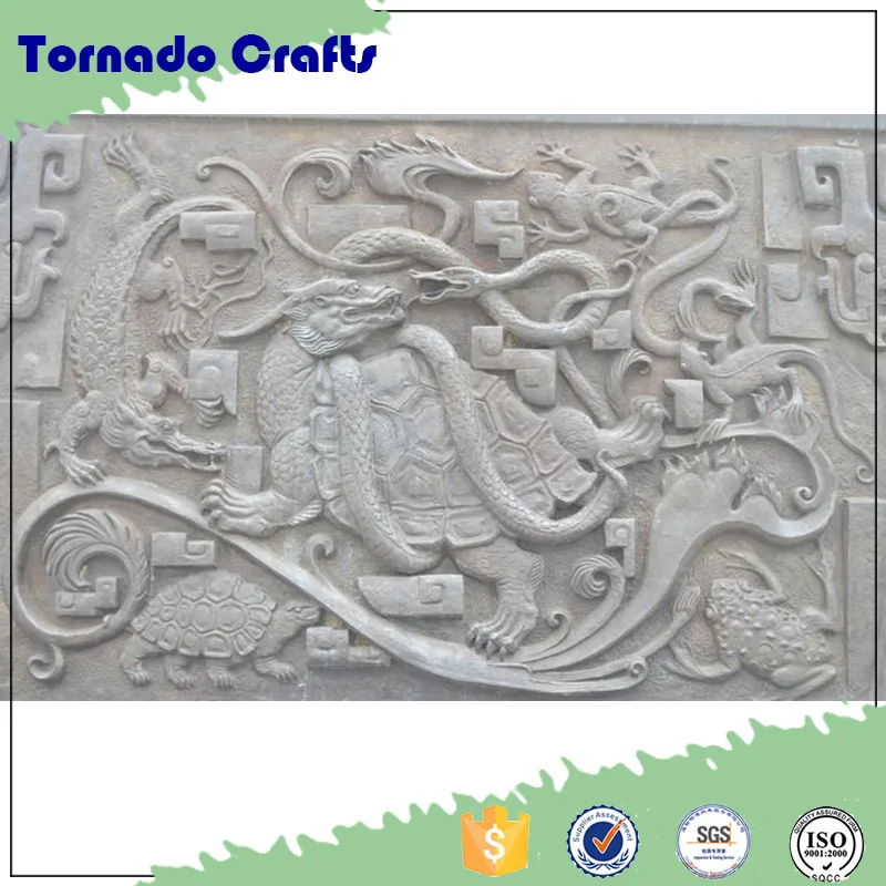
Alibaba Supplier Factory Magnificent Support Oem Service Chinese Relief Stone Relievo Carving Culture Wall Stone 