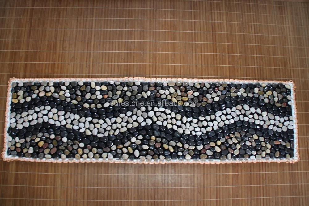 
Pebble foot massage mat massage stone carpet foot massage pad 