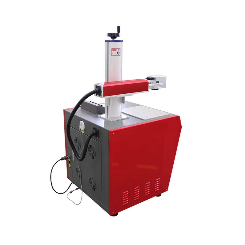 20W 30w  desktop fiber laser marking machine  metal laser engraving machine with good price fiber optic laser engraver