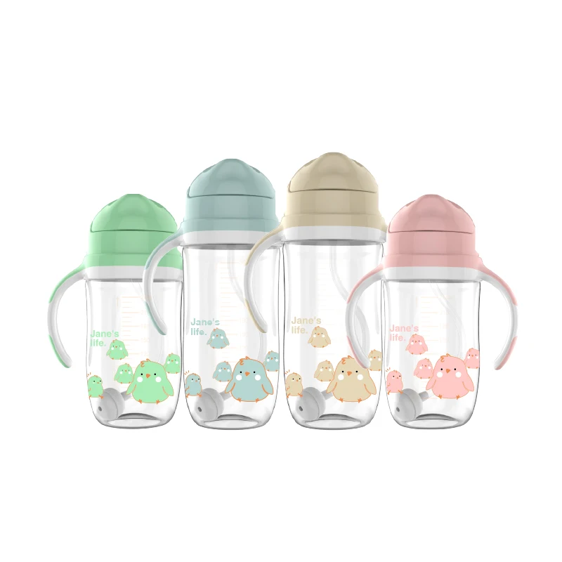Eco-friendly Tritan magic straw sippy water drinking baby training cup