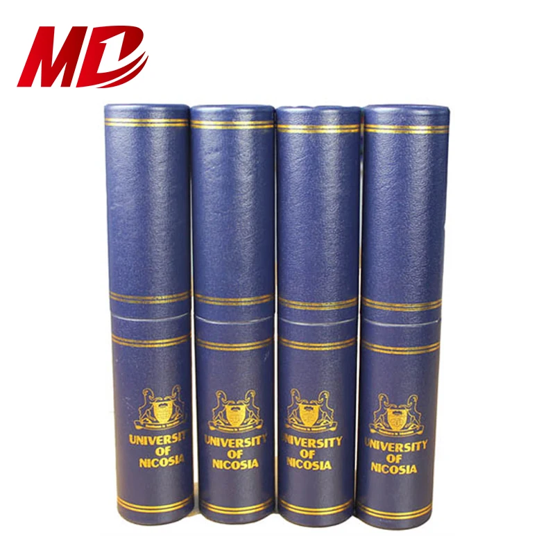 Wholesale Foil Stamping or Imprinting Graduation Certificate Scroll Holder Diploma Tube