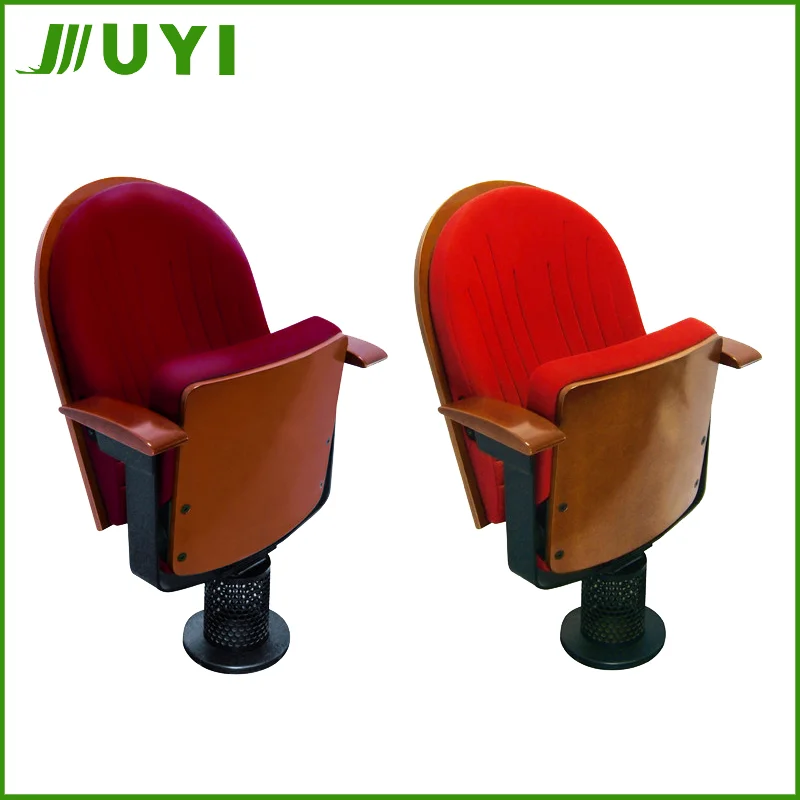 JY-919 Movable 3D Model Interlocking Fabric High Cinema Church Chair For Sale Function Hall Chairs Movie Theater Seat
