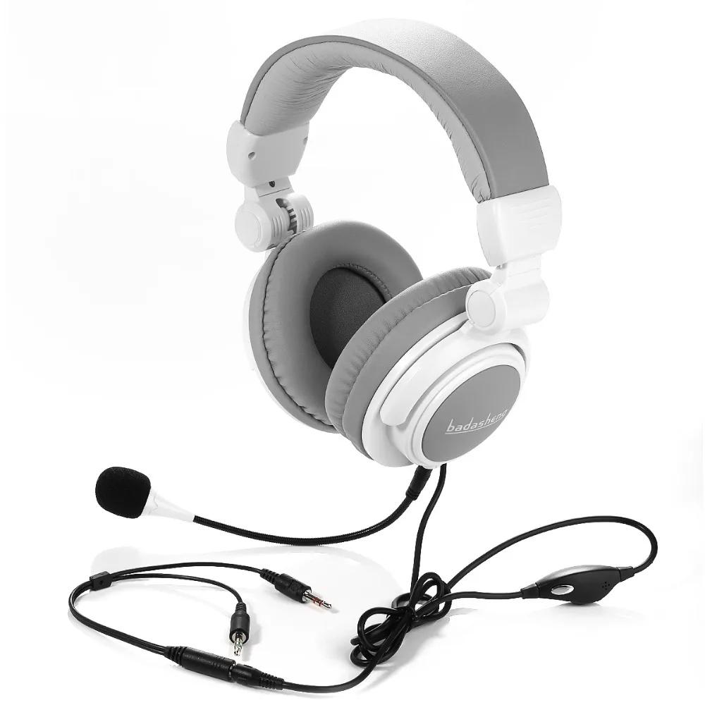 MP3 music foldable overhead tablet headphone PC detachable boom mic gaming headset for Playstation 4 Xbox one