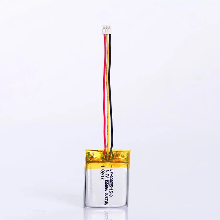 Best quality 3.7v 402025 155 mah lithium ion polymer battery packs for small appliances