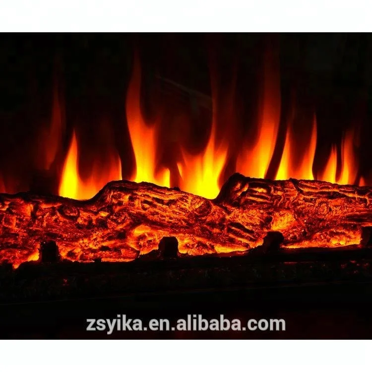 Classic flame electric fireplace, 220v decorative flame led technology electric fireplace heater