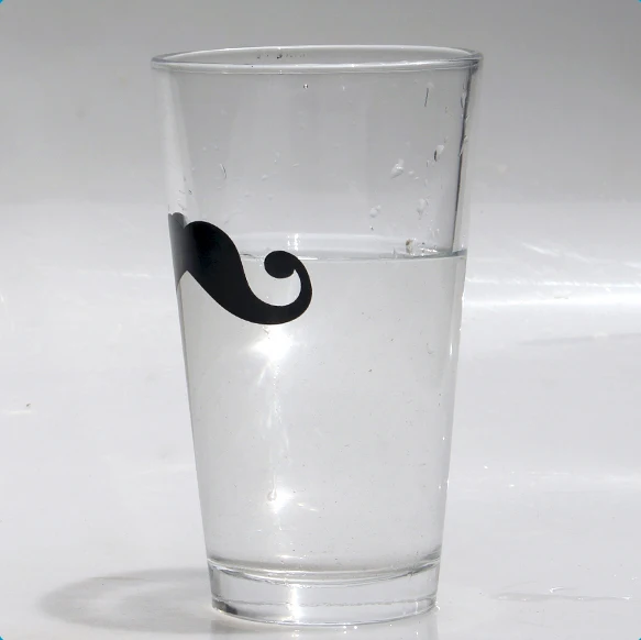 16oz beer pint glass with printing