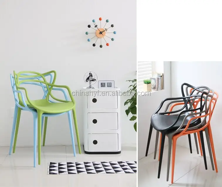 plastic dining chairs modern PP-133A
