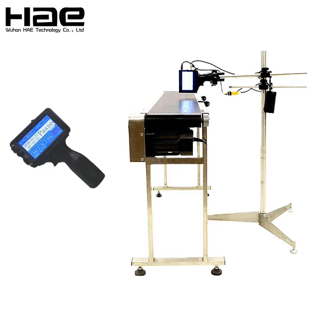 Online Beverage Bottle TIJ Jet Printer to print Barcode Stickers