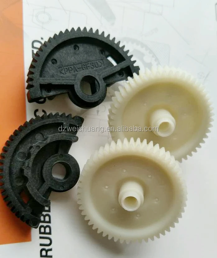 high resistance wearing custom plastic nylon gear