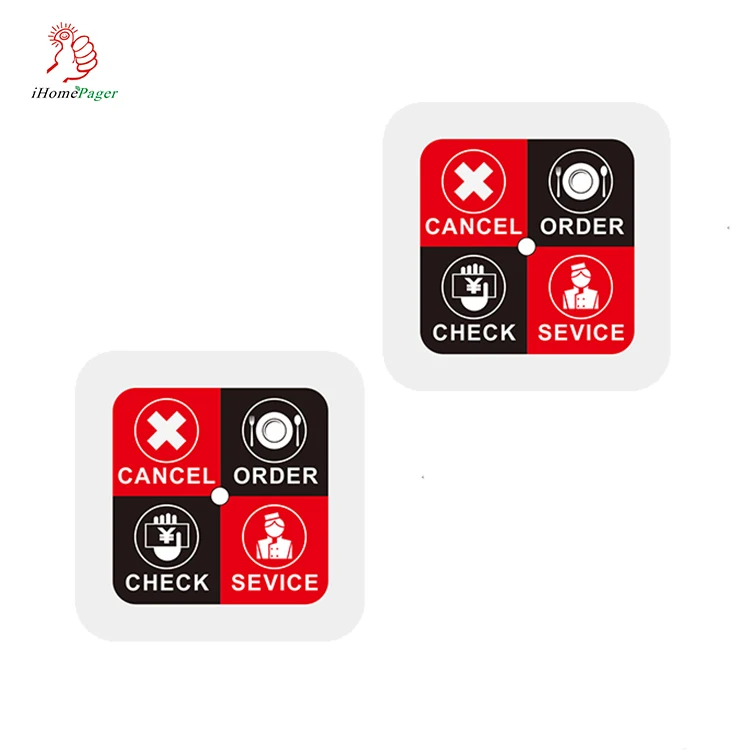 Беспроводной водонепроницаемый вызова системы POCSAG передатчик для отеля 4 клавиши кнопка вызова