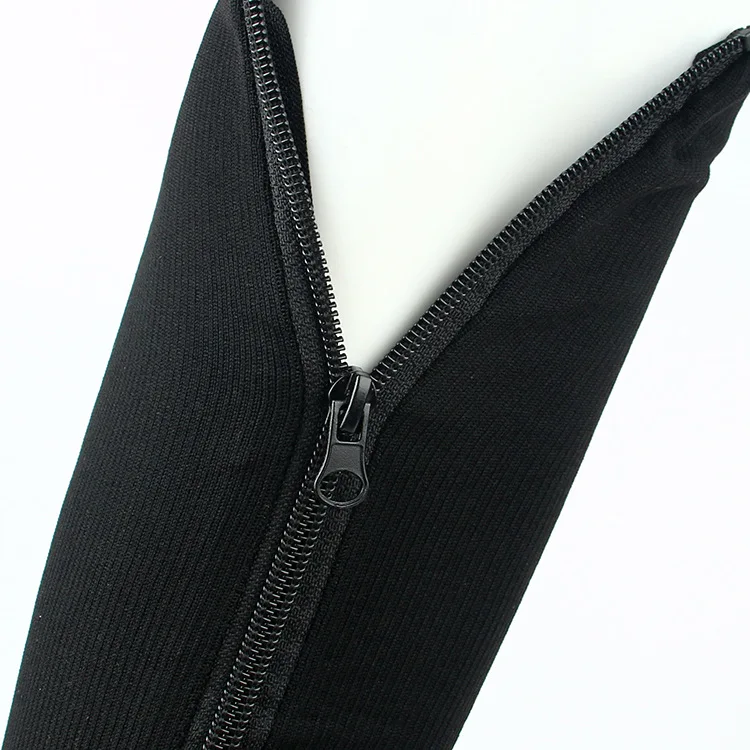 
Wholesale Toeless Knee High Medical Zipper Compression Socks for Women and Men 