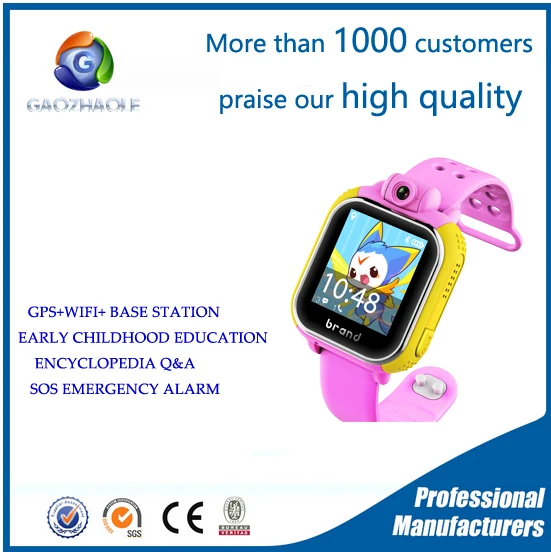 Android дети камеры смарт часы-телефон gps tracker для детей