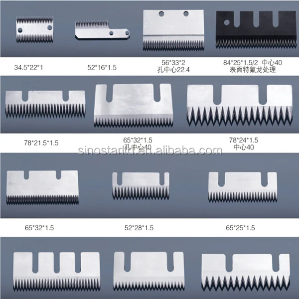straight dotted line paper cutter blade