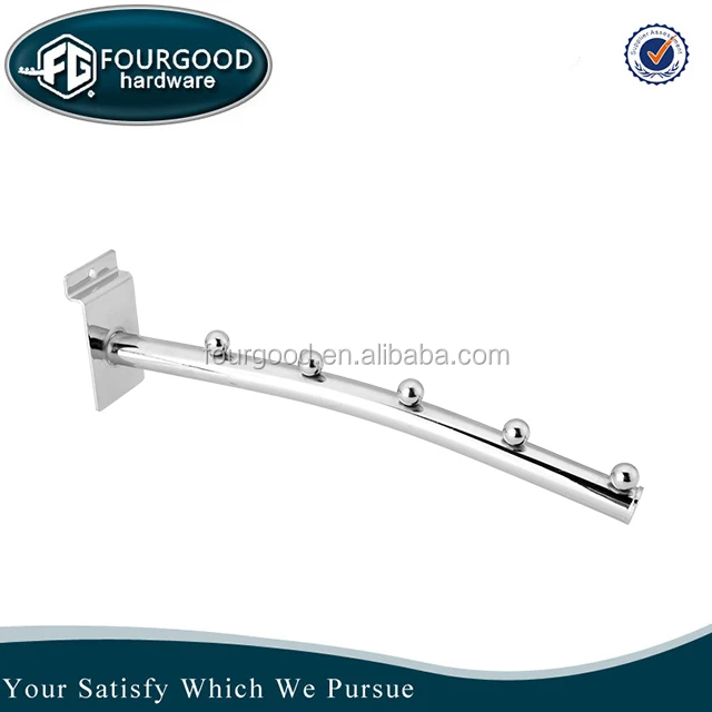 Хромированные Металлические Крючки для панели дисплея