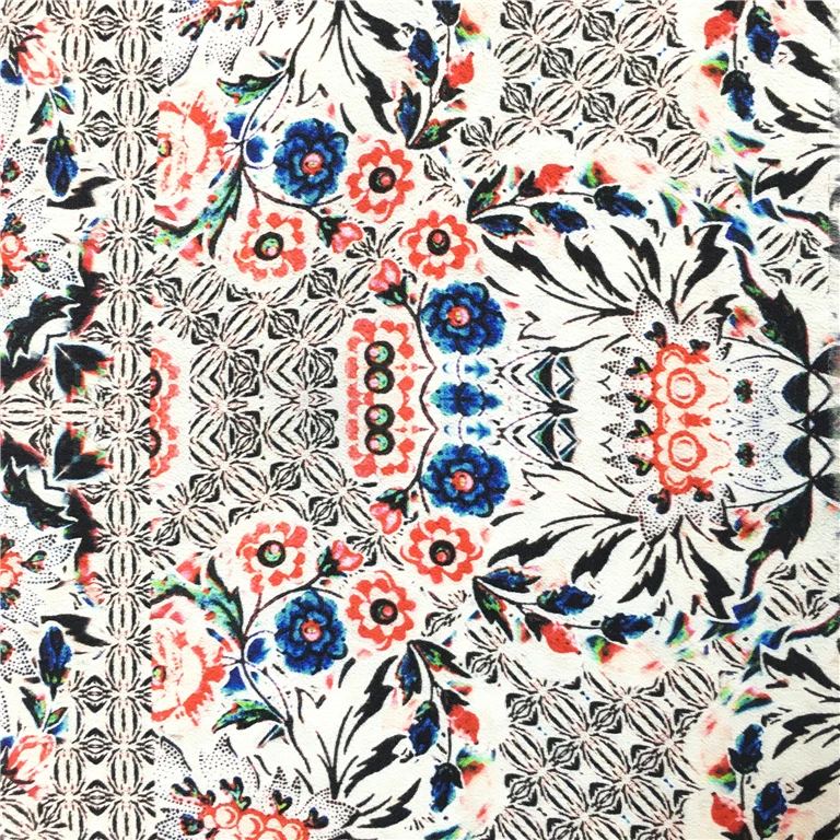 
Digital Printing 100% Viscose Satin Woven Plain Viscose Fabric 