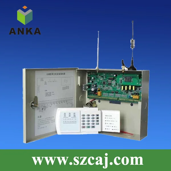 Проводной PSTN Металлический Корпус GSM Сигнализация с Клавиатуры