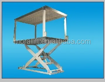 CE Low Cost Vertical four post two floor Car parking Lift