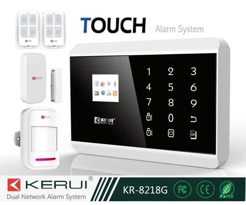 New control application for wireless and wired GSM PSTN Home Security Alarm