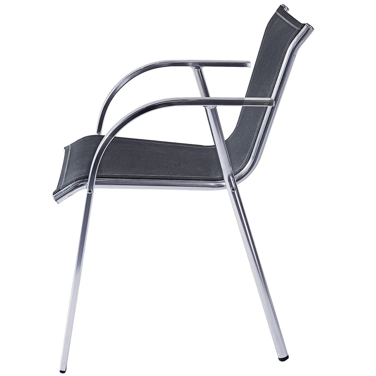 Outdoor Garden Furniture Aluminum Hotel Dining Modern Restaurant Chair