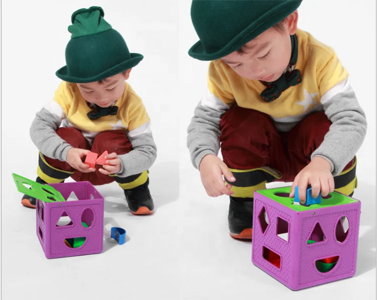 Top Sell Baby Geometric Blocks Shape Sorter Educational Toys
